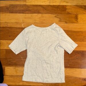 Casual Heather Gray Short Sleeve Tee